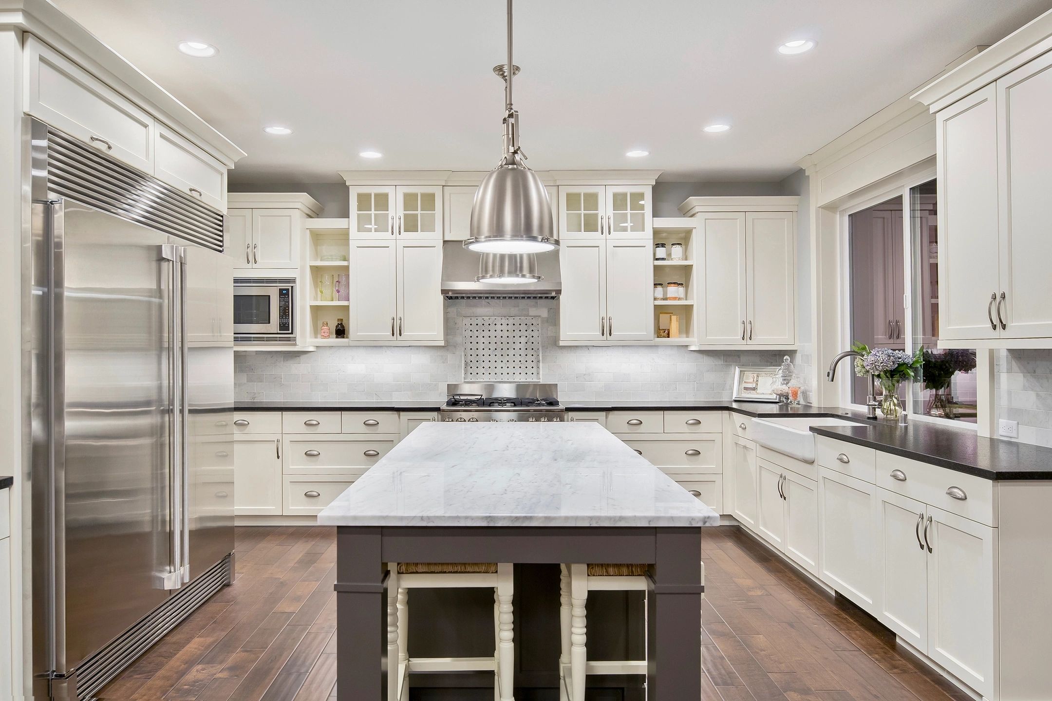 Luxury kitchen remodel with custom cabinetry in Bucks County, PA